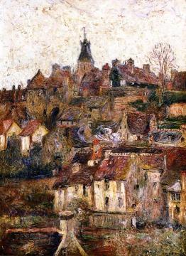 Falaise, Grey Weather Artwork by Emile-othon Friesz