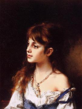 The Young Model Artwork by Alexei Harlamoff