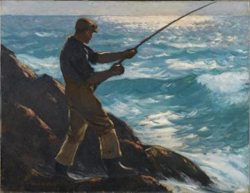 The Fisherman Artwork by Gifford Beal