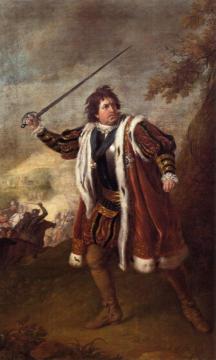 Portrait Of David Garrick As Richard Iii Artwork by Nathaniel Dance