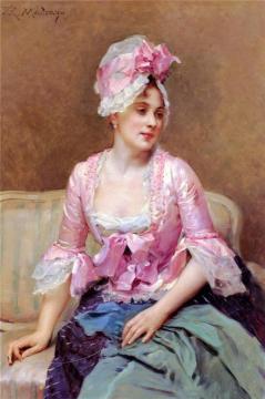 Portrait of Aline Mason Artwork by Raimundo de Madrazo y Garreta