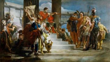 Scipio Africanus Freeing Massiva Artwork by Giovanni Battista Tiepolo