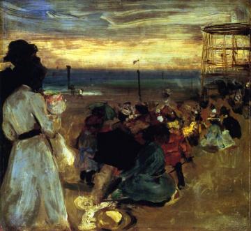 Rockaway Beach Artwork by Alfred Henry Maurer