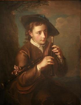 Bagpipe Player Artwork by Philippe Mercier