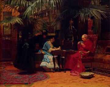 The Church In Danger Artwork by Jehan Georges Vibert