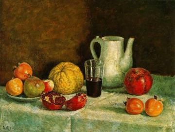 Still-life with the broken pomegranate Artwork by Ilya Mashkov