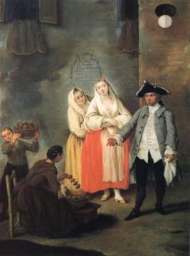Vendor Of Roast Meat Artwork by Pietro Longhi