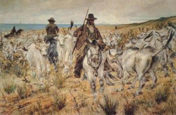 Mandrie Maremmane Artwork by Giovanni Fattori