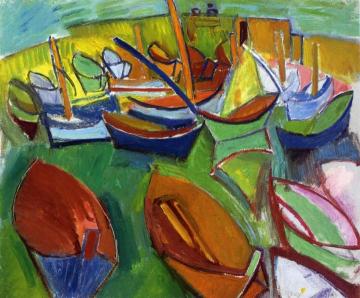 Les Martigues Artwork by Raoul Dufy