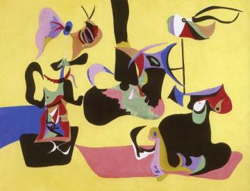 Garden in Sochi Artwork by Arshile Gorky