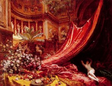Symphony in Red and Gold Artwork by Jean Georges Beraud