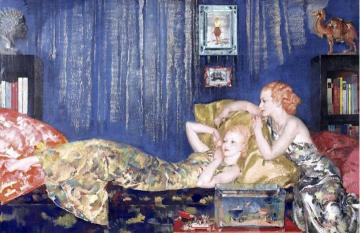 Bronze And Silver Artwork by Sir William Russell Flint