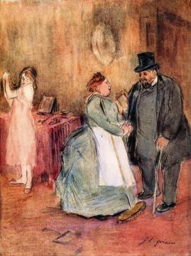 The Visit Artwork by Jean-Louis Forain