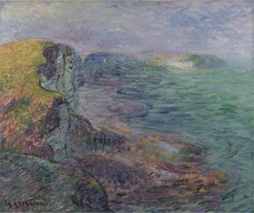 Cliffs at Yport Artwork by Gustave Loiseau