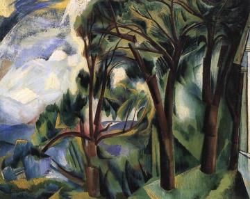 Landscape Artwork by David Davidovich Burliuk