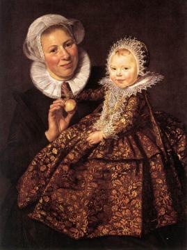 Catharina Hooft With Her Nurse Artwork by Frans Hals