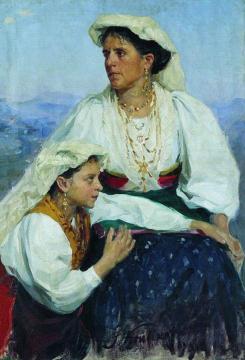 Italian Women Artwork by Ivan Kulikov