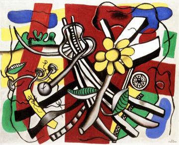 The Yellow Flower Artwork by Fernand Léger