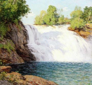 The Waterfall Artwork by Willard Leroy Metcalf