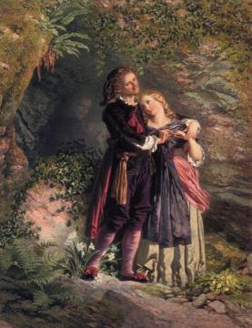 Ferdinand And Miranda Artwork by Henry Anelay