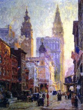 Metropolitan Tower, New York City Artwork by Colin Campbell Cooper