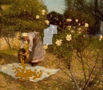 Provençal Winter Artwork by Henry la Thangue