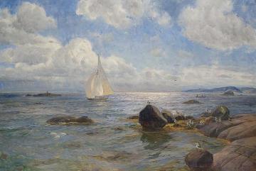 With Full Sails Artwork by Thorolf Holmboe