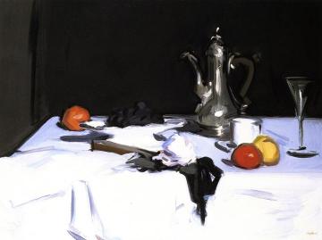 Still Life with Coffee Pot Artwork by Samuel John Peploe