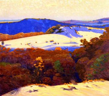 Hills Of Arcady Artwork by Frank V. Dudley