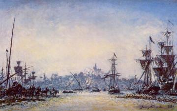The Port of Marseille Artwork by Johan Berthold Jongkind