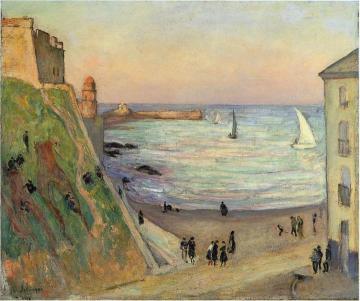 The port at Collioure Artwork by Henri Lebasque