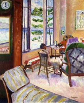 Window Open over the Sea Artwork by Henri Manguin