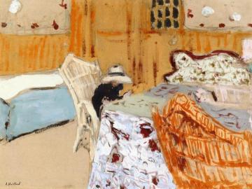 The Genoese Muslin Tablecloth Artwork by Edouard Vuillard