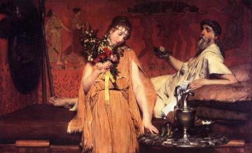 Between Hope and Fear Artwork by Sir Lawrence Alma Tadema