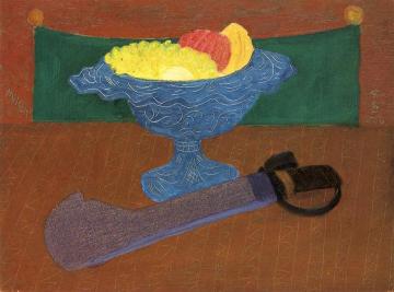 Machete And Fruit Artwork by Milton Avery