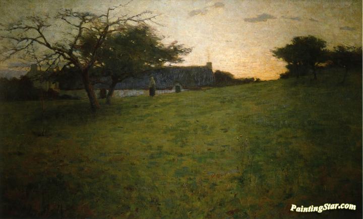 At Evening Artwork by Arthur Wesley Dow