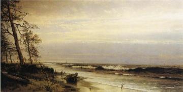 Atlantic City Shoreline Artwork by William Trost Richards