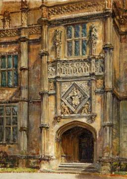 Clifton Maybank Front, Montacute House, Somerset Artwork by Frank Moss Bennett