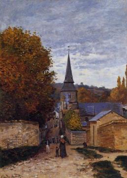Street in Saint-Adresse Artwork by Claude Oscar Monet