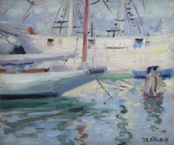 Boats, Venice Artwork by Francis Campbell Boileau Cadell