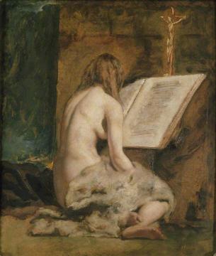 The Penitent Magdalen Artwork by William Etty
