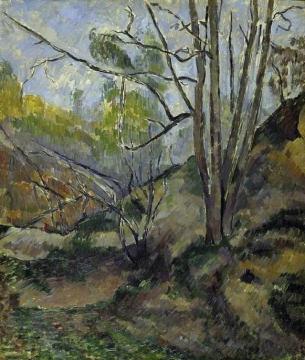 Undergrowth Artwork by Paul Cezanne