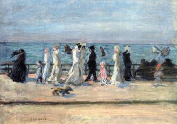 At the Seaside Artwork by Pierre Bonnard
