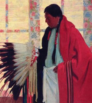 The War Bonnet Artwork by E. Martin Hennings