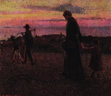 Returning from the Fields Artwork by Llewelyn Lloyd