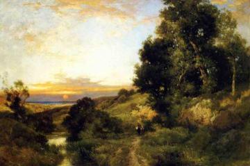 A Late Afternoon in Summer Artwork by Thomas Moran