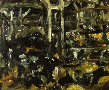 Cowshed Artwork by Lovis Corinth