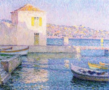 House by the Sea Artwork by Henri Le Sidaner