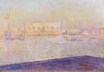 The Doges' Palace Seen from San Giorgio Maggiore Artwork by Claude Oscar Monet