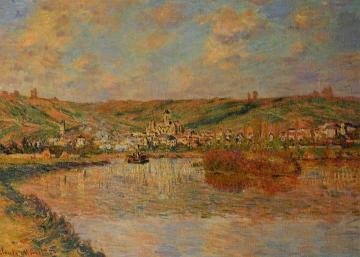Late Afternoon in Vetheuil Artwork by Claude Oscar Monet